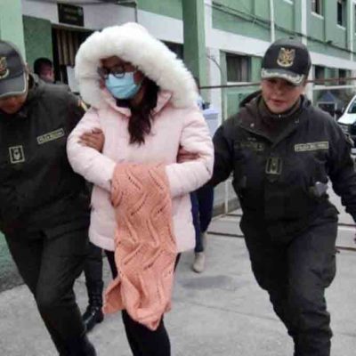 la exvocal del TDJ de La Paz Claudia castro