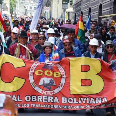 marcha de la COB