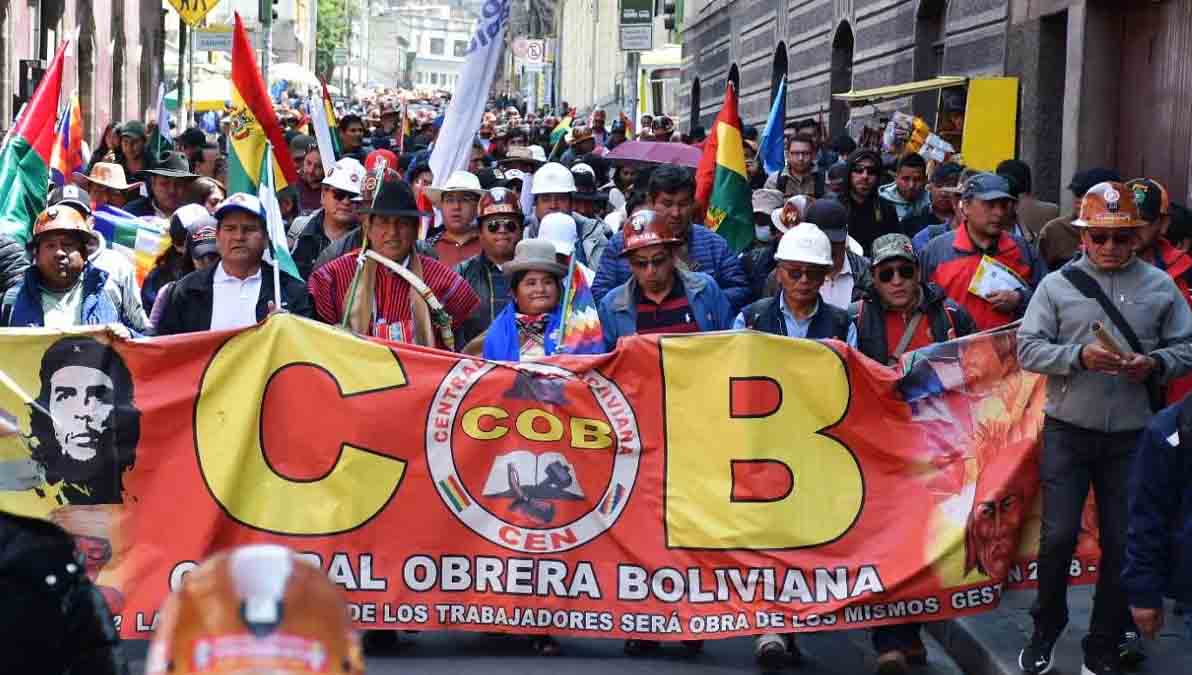 marcha de la COB