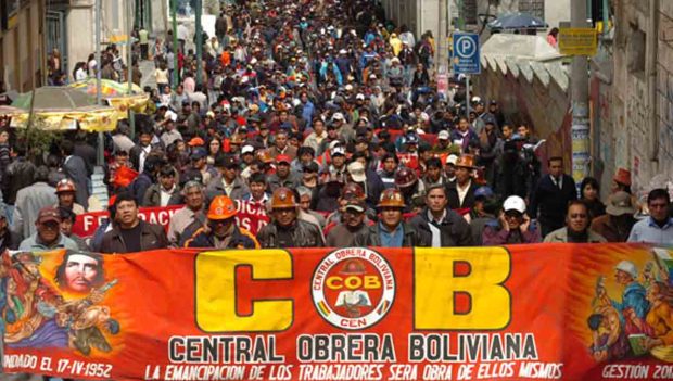 Inicia Congreso de la COB para elegir comité ejecutivo