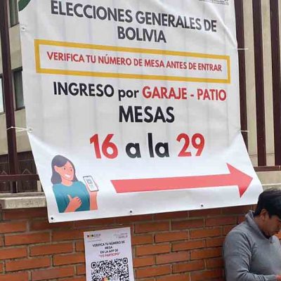 Balotaje Bolivia, abren mesas de sufragio en Europa