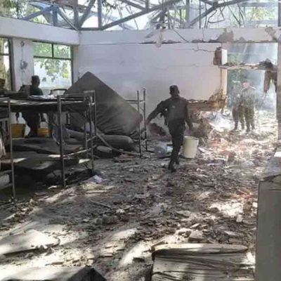 explosión en cuartel Colombia