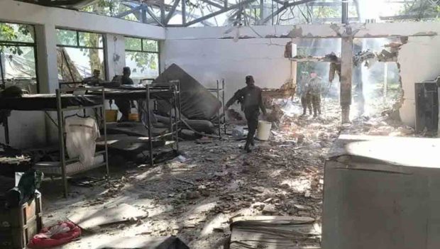 explosión en cuartel Colombia