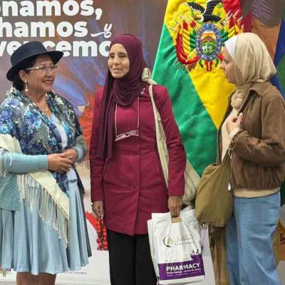 Familia repatriada de Gaza llega a Bolivia