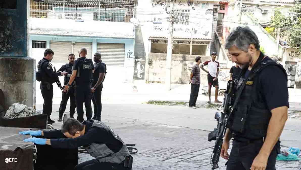 Más de 2.000 policías controlan en Favelas