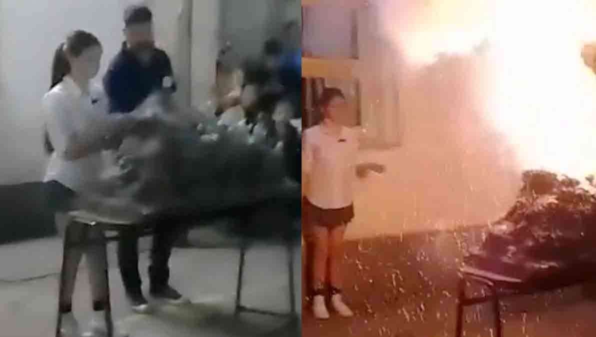 explosión en feria escolar en Buenos Aires