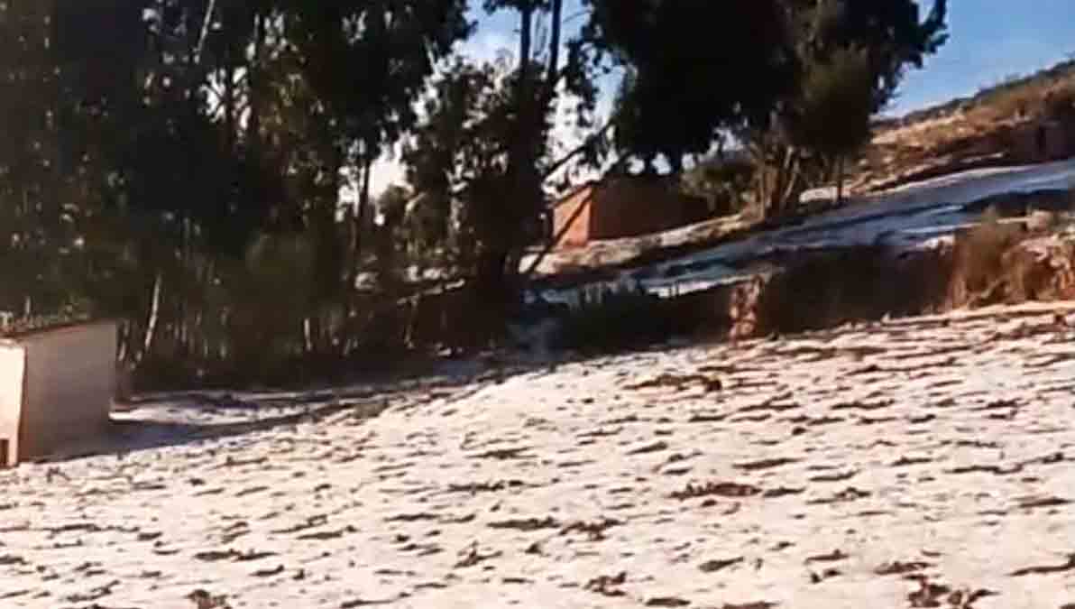 granizo en municipio de Arque deja 180 damnificados