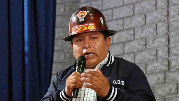 Juan Carlos Huarachi, exejecutivo de la COB