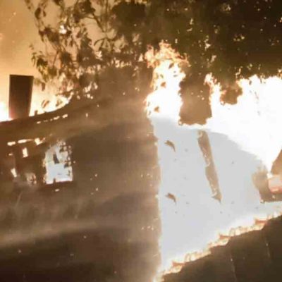 se incendia la casa donde se produjo la explosión