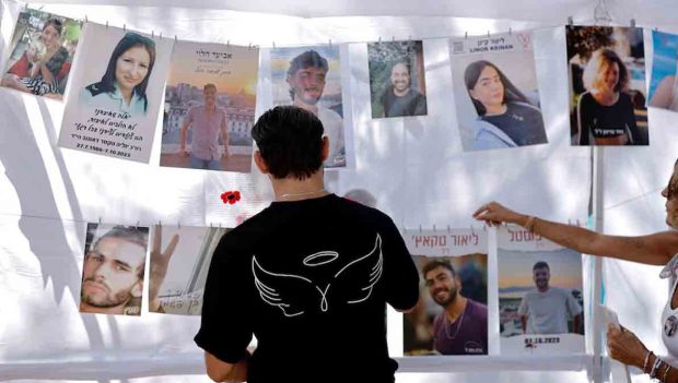 fotografías de las víctimas secuestradas por Hamás