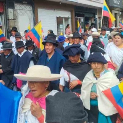 marcha en Ecuador tras 31 días de paro