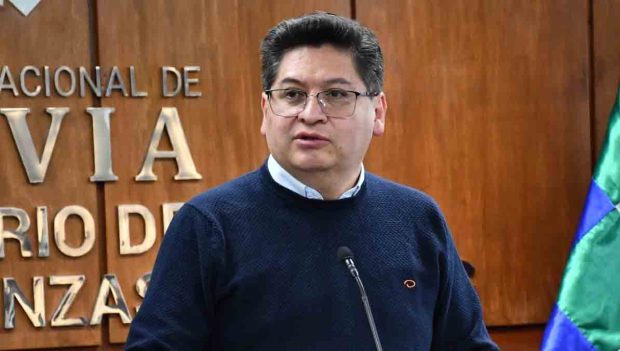 El ministro de Economía, Marcelo Monasterios