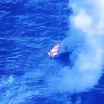 una de las narcolanchas destruidas por EEUU