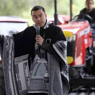 El presidente de Ecuador, Daniel Noboa