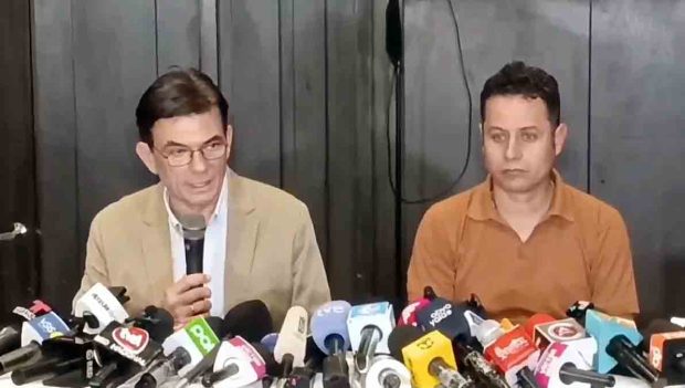 Rodrigo Paz y Edman Lara