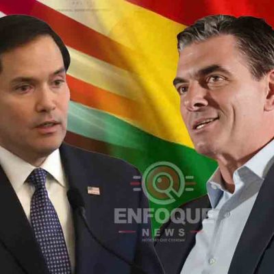 el secretario Marco Rubio y el presidente Rodrigo Paz