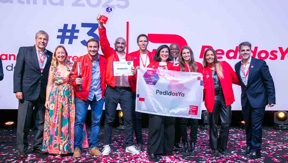 PedidosYa en 3er lugar