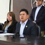 conferencia de prensa del alcalde Pedro Gutiérrez