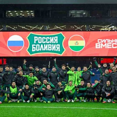 Bolivia jugará contra Rusia con 4 bajas