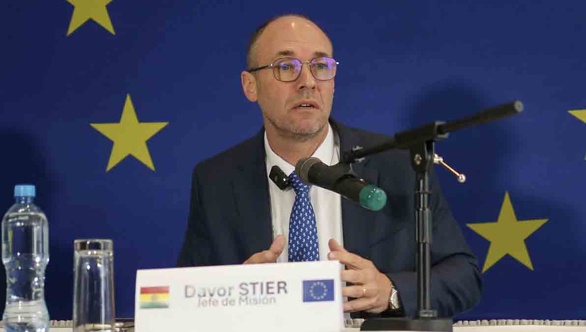 jefe de la misión de la UE, Davor Stier