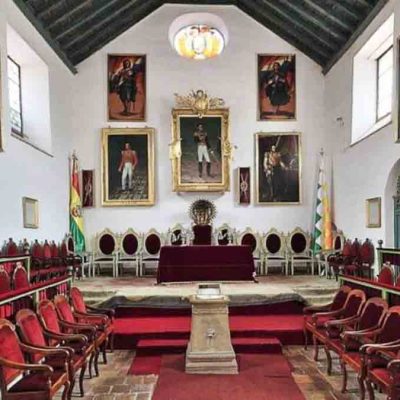 la casa de la Libertad en Sucre