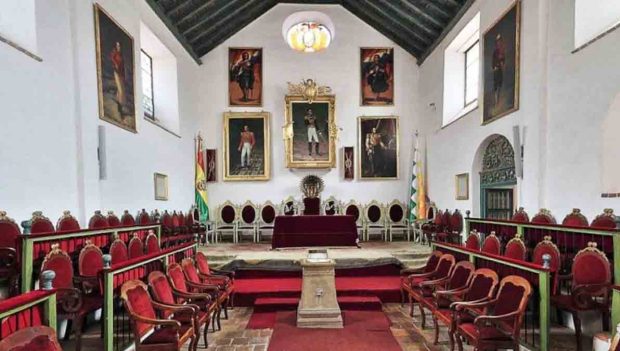 la casa de la Libertad en Sucre