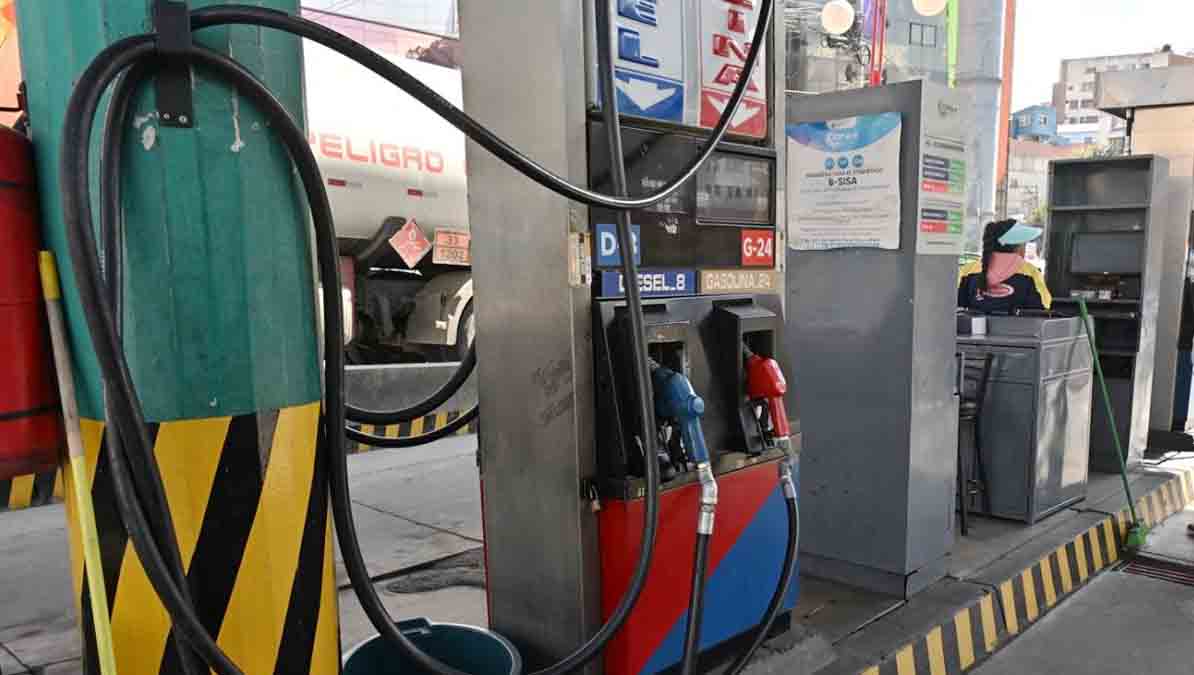 una estación de servicios