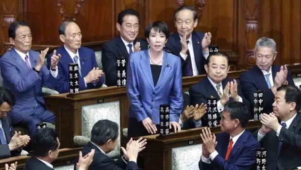 Sanae Takaichi es elegida primera ministra de Japón