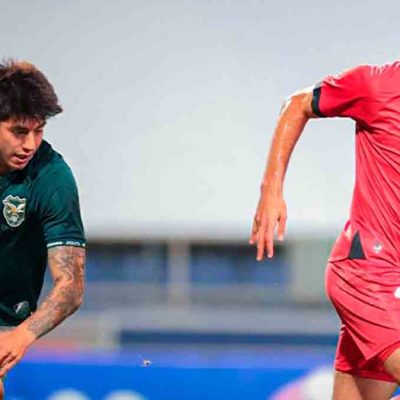 La selección boliviana vence a Jordania 1-0