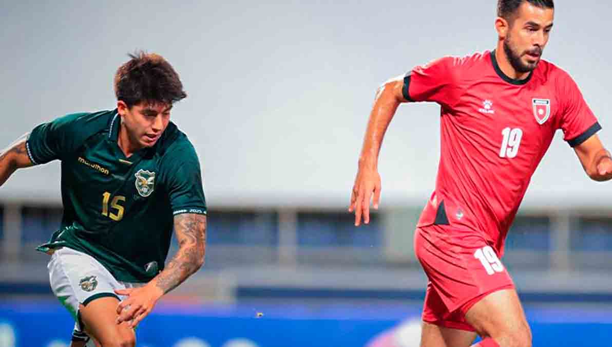 La selección boliviana vence a Jordania 1-0