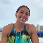 María José Ribera, nadadora boliviana