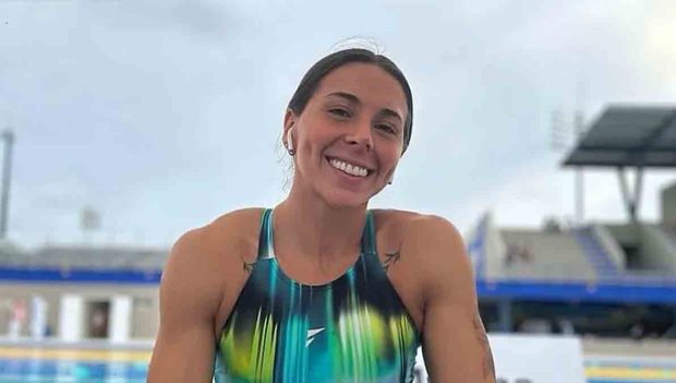 María José Ribera, nadadora boliviana