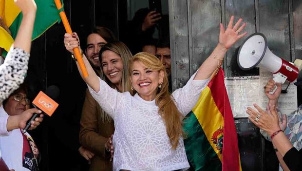 la expresidenta de Bolivia, Jeanine Áñez