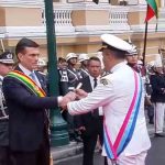 Bastón de mando para Rodrigo Paz