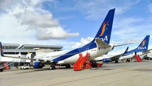 aviones de Boliviana de Aviación