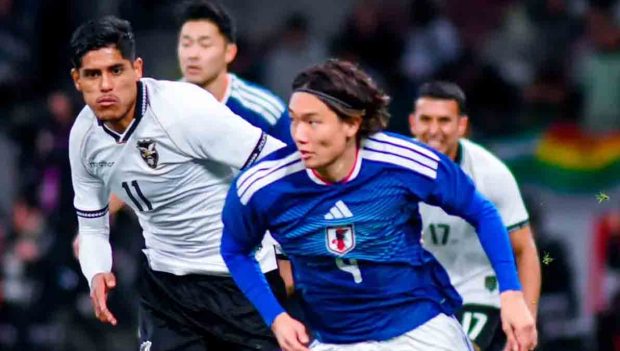 incidencias del partido disputado entre Bolivia y Japón en Tokio