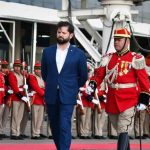 El presidente de Chile, Gabriel Boric, arriba a Bolivia