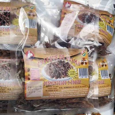 charque de carne de llama embolsado