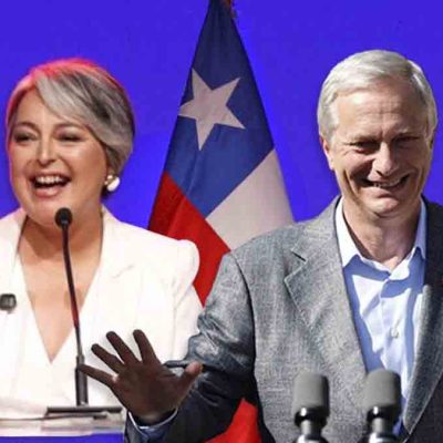 Jara y Kast, candidatos chilenos