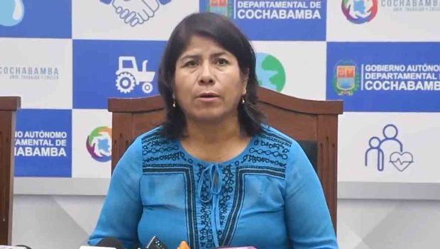 Dora Claros, secretaria departamental de Medio Ambiente