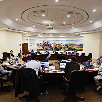 reunión de gabinete del presidente Rodrigo Paz