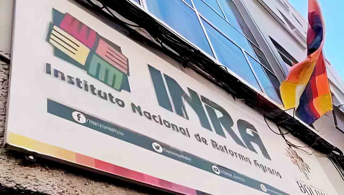 la sede del INRA en La Paz