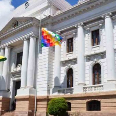 el edificio del TSJ en Sucre