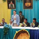 El vicepresidente Edmand Lara en la sesión de honor por el aniversario de Arani