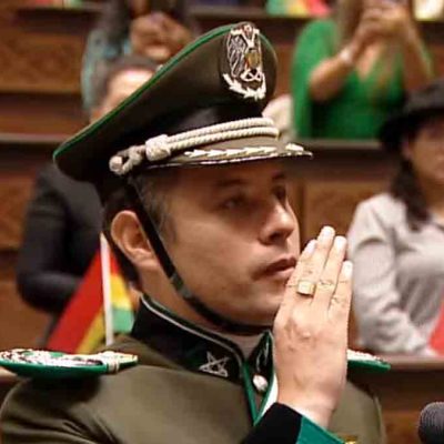 Edmand Lara jura como vicepresidente de Bolivia
