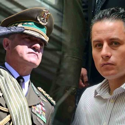 el comandante Russo y el vicepresidente Lara