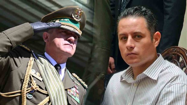 el comandante Russo y el vicepresidente Lara