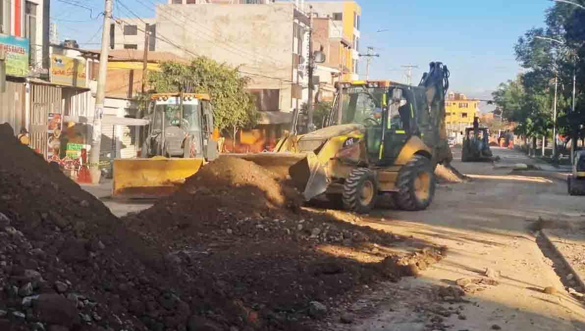 maquinaria paralizada por escasez de diésel en Cochabamba