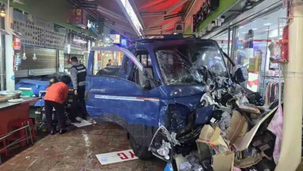 atropello en mercado de Corea Del Sur