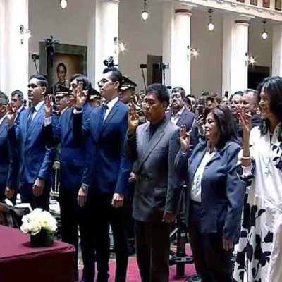 gabinete del presidente Rodrigo Paz es posesionado en Palacio Quemado